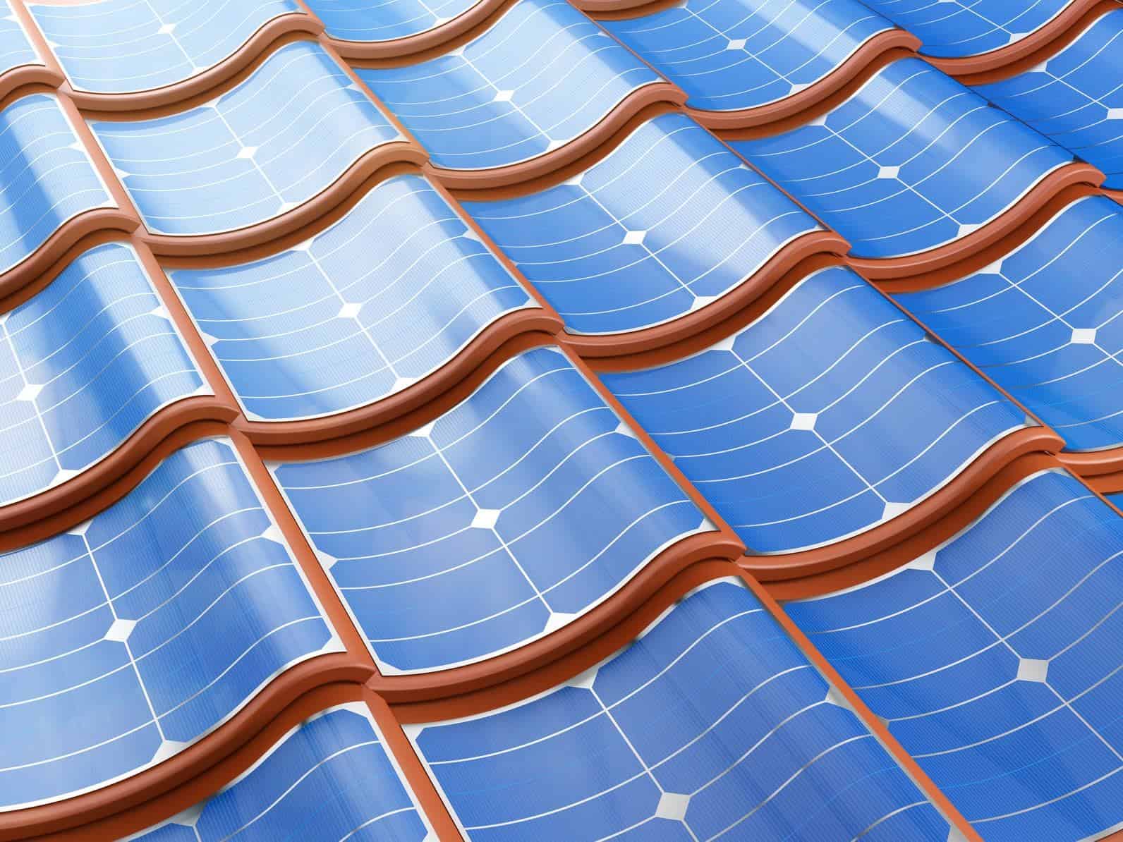 Toiture solaire en panneaux photovoltaiques