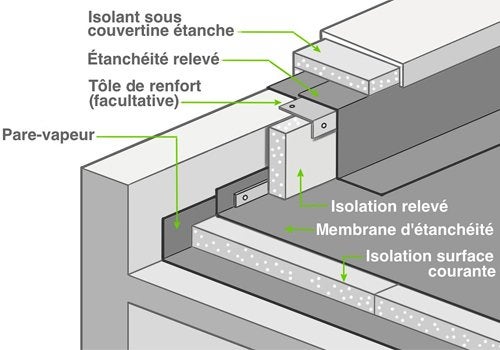 acrotère coupe