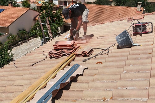 Travaux de rénovation de toiture