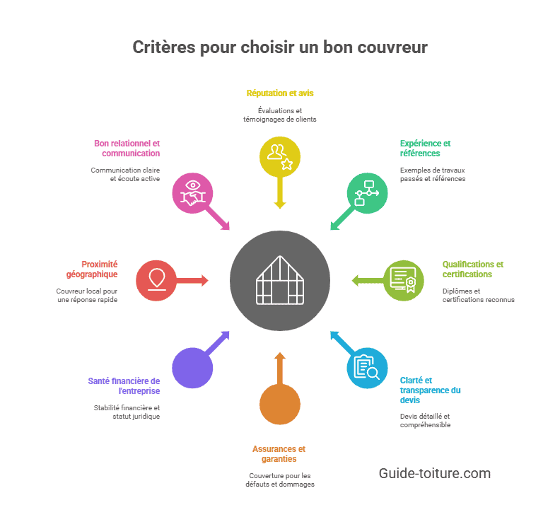 8 Critères pour choisir un bon couvreur